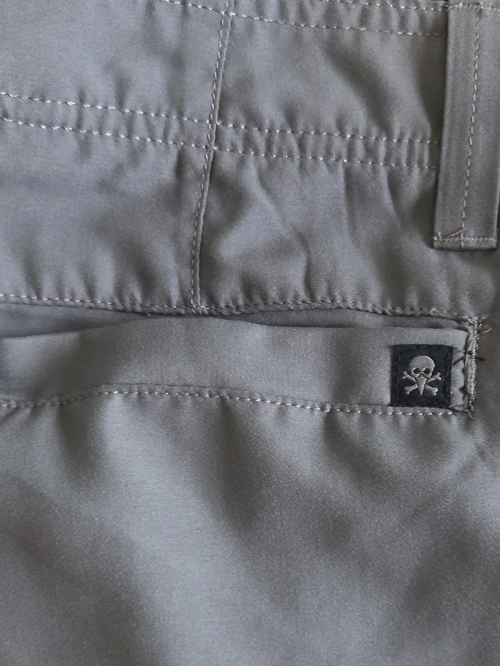 Tony Hawk Men's Gray Cargo Shorts Flat Front 12